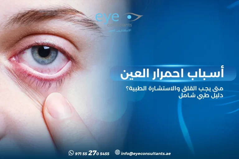 سبب احمرار العين