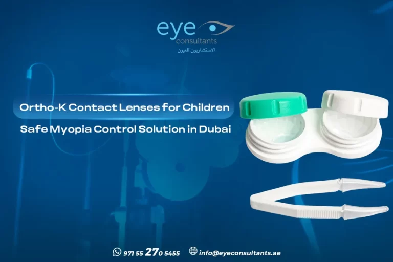 ortho-K lenses for children Dubai